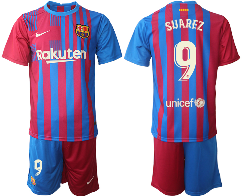 Men 2021-2022 Club Barcelona home red #9 Nike Soccer Jerseys->juventus jersey->Soccer Club Jersey